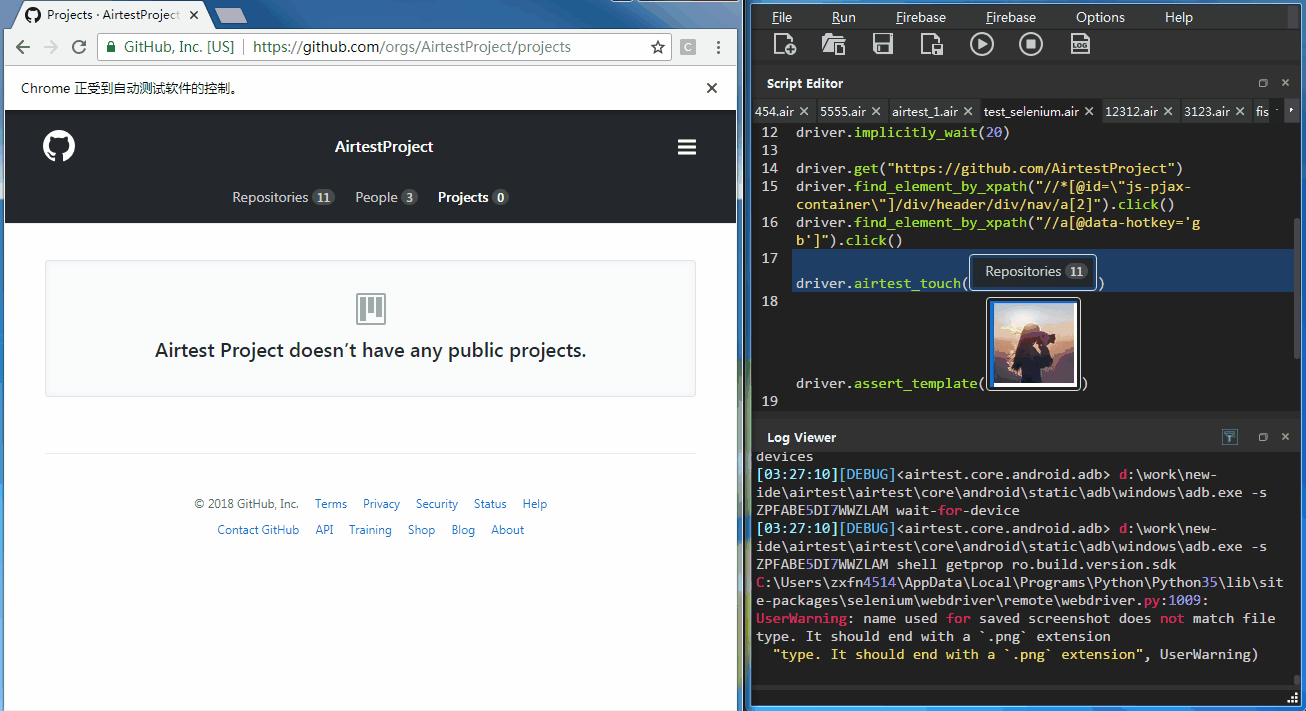 8.2 Airtest-Selenium - Airtest Project Docs